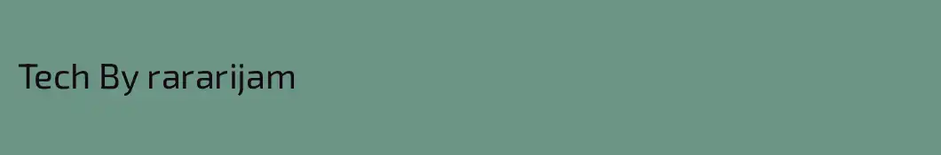 Tech By rararijam